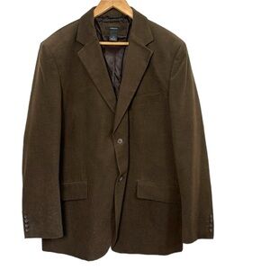 CLAIBORNE brown fall blazer or men size 44R 2 button blazer brown sports coat